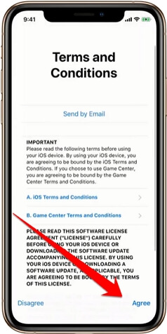 登入後接受條款協議