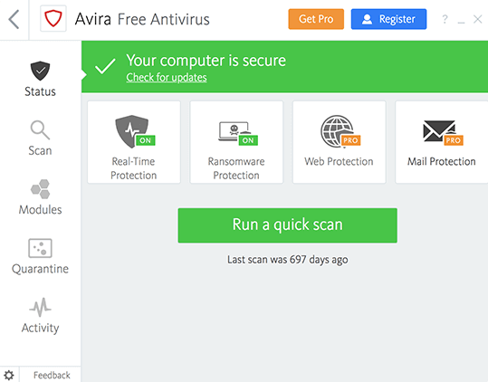 轉移 avira antivirus 到新電腦
