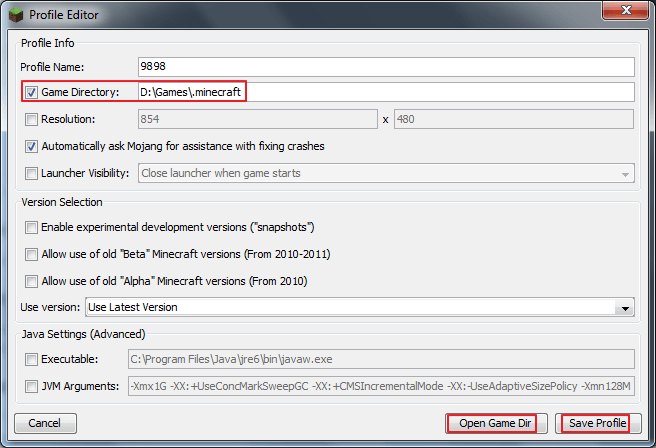如何移動Minecraft到另一個磁碟機