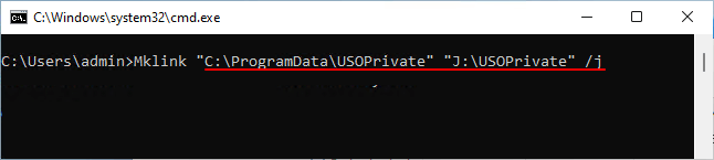 確認將程式移動到新位置