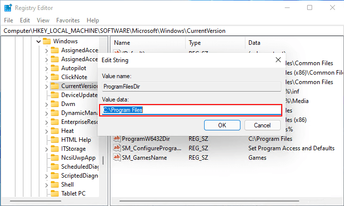 變更安裝的應用程式位置