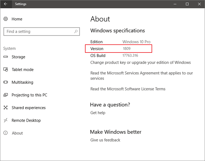 檢查windows 10版本