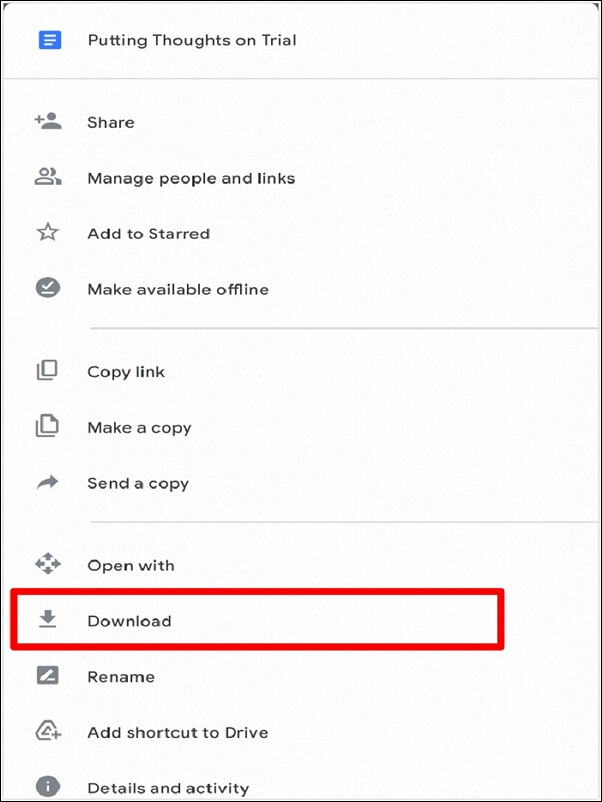 壓縮並下載檔案