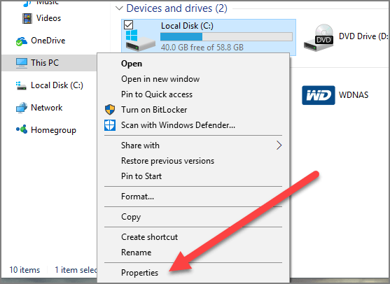 修復 C 槽已滿 - 1