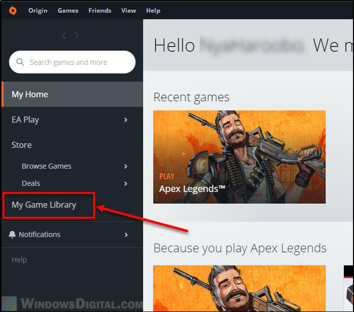 通過遊戲庫將原始遊戲移動到另一個磁碟