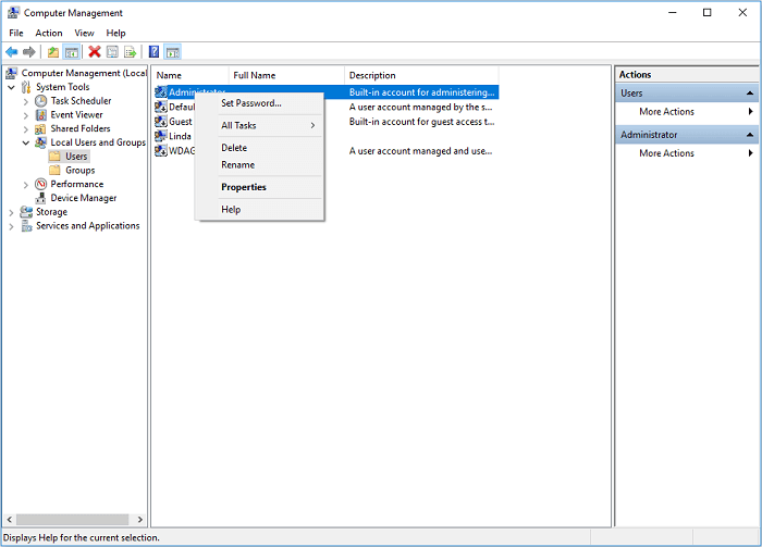 本機使用者與群組