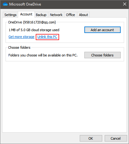 單擊取消連接這台電腦