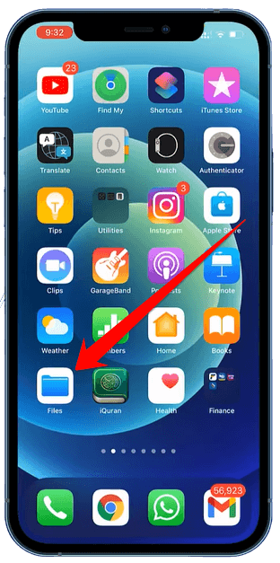 下載並打開 iphone 檔案應用程式