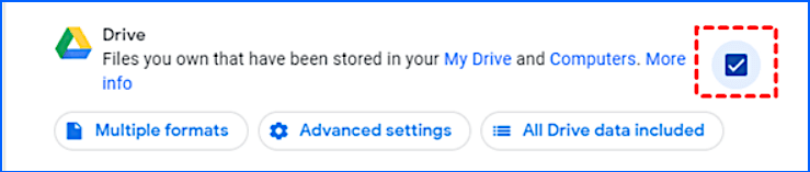 點擊取消全選以導出檔案