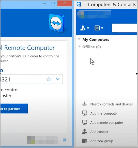 傳輸檔案 teamviewer