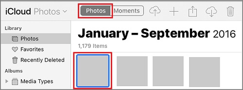 選擇第一張照片