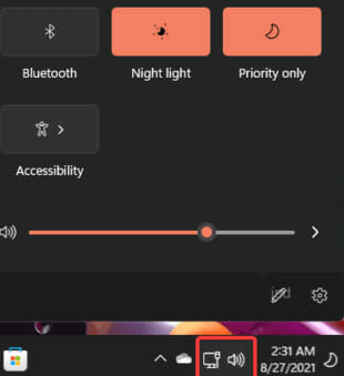 從行動中心打開藍牙