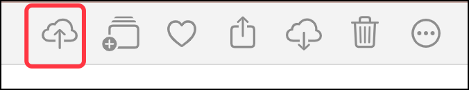 將檔案上傳到 icloud