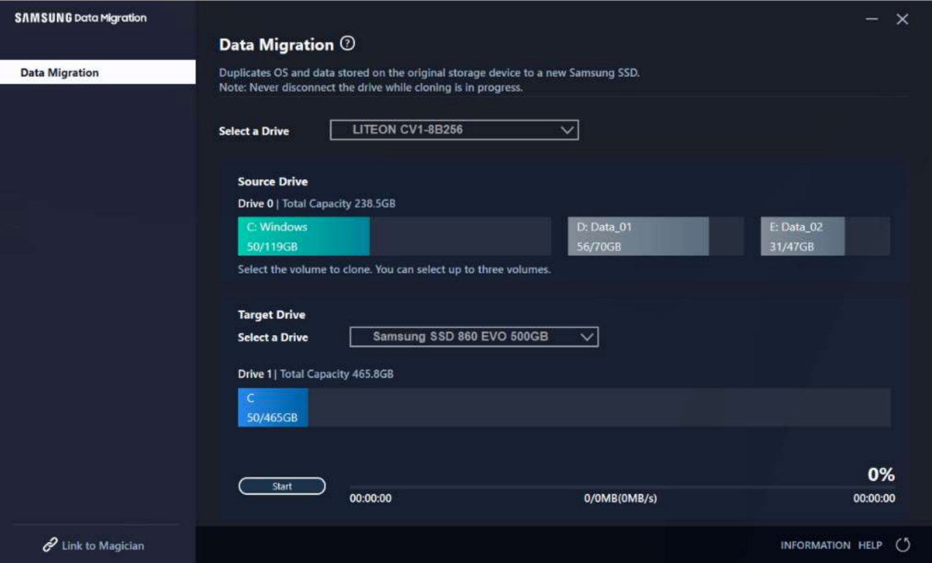 使用 Samsung Data Migration 軟體

