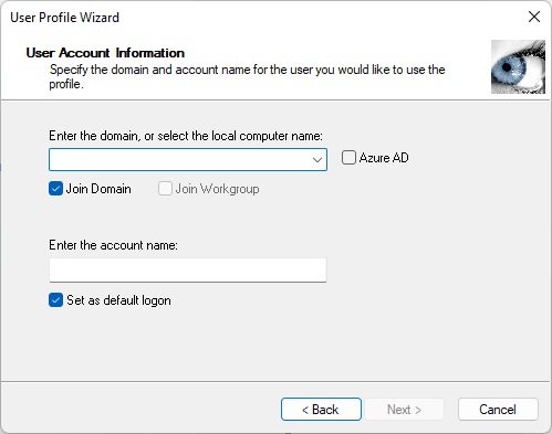 用戶配置檔案精靈 - 2