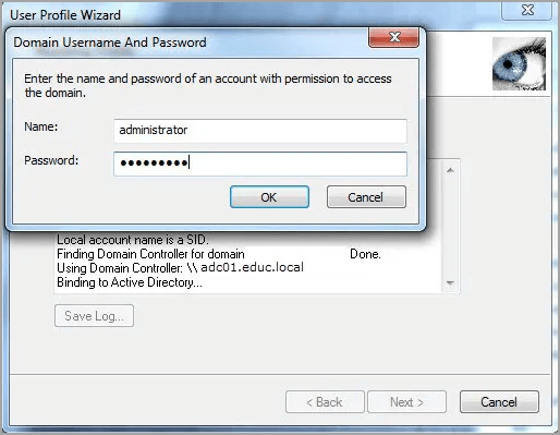 用戶配置檔案精靈 - 3