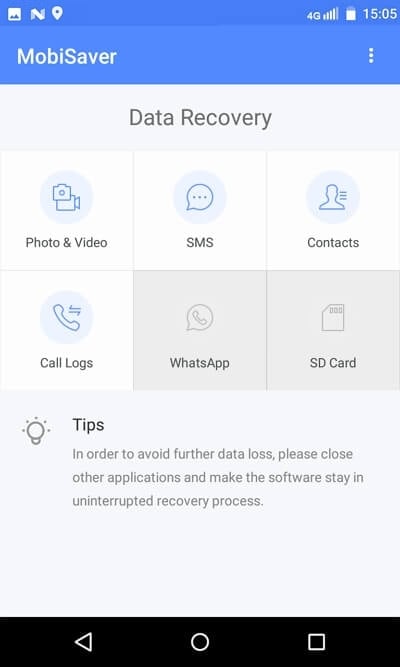 沒有PC情況下恢復Android照片/影片