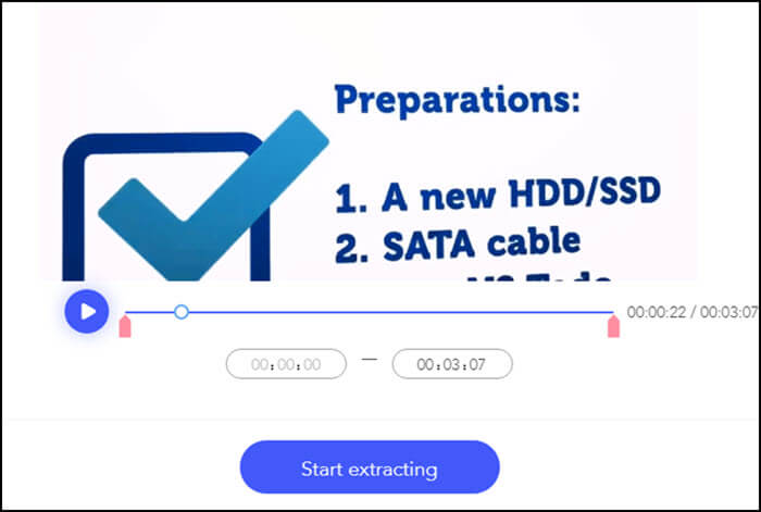 使用 Beecut 從影片中提取音訊