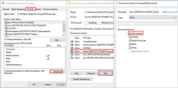 刪除CompatTelRunner.exe - 2