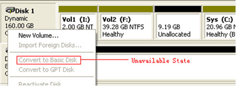 動態磁碟轉基本磁碟