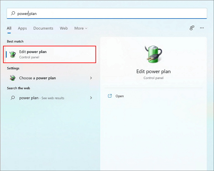 編輯電源計劃 -1