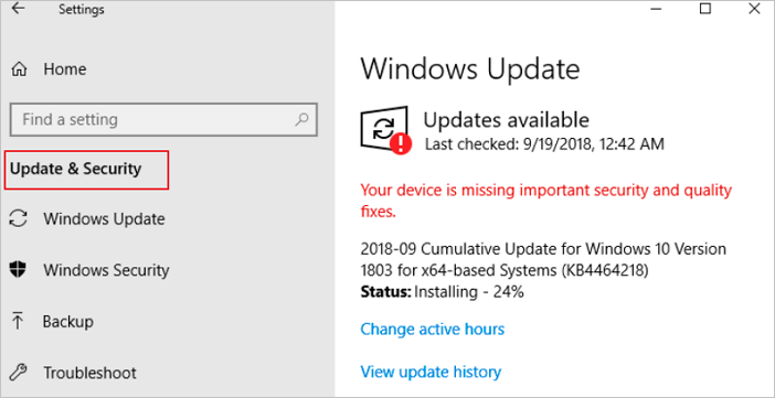 保持windows 10最新版本
