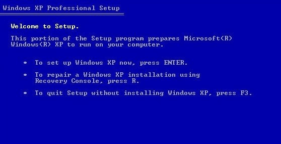 Windows XP還原控制台