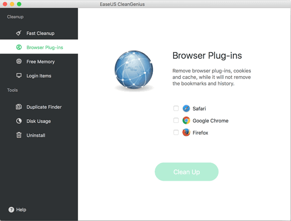 清除mac上瀏覽器插件