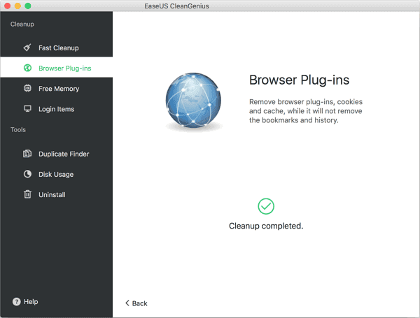 完成Mac瀏覽器插件清理程序