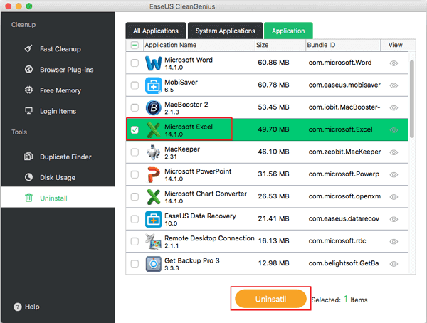 解除安裝mac程式