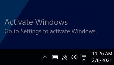 激活Windows10