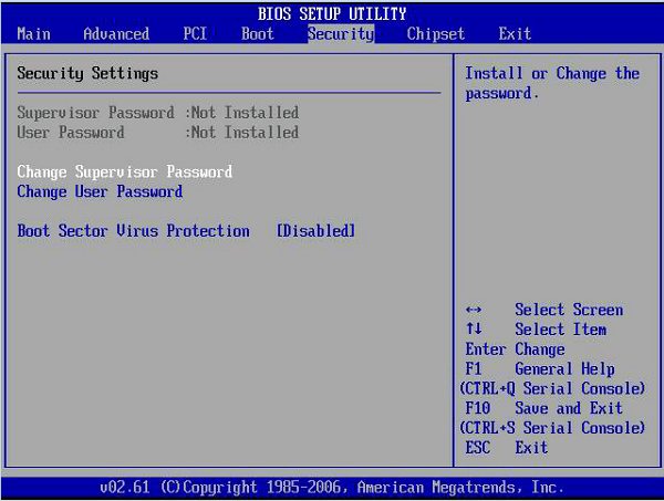  Aptio Setup Utility EaseUS