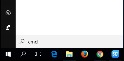 Windows搜索命令提示字元
