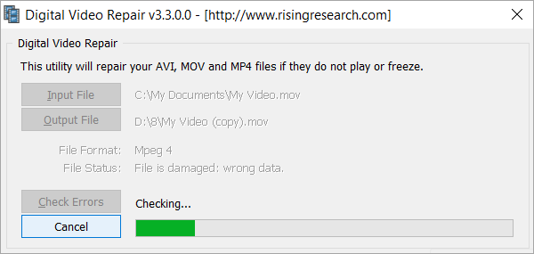 最好的影片修復軟體 — digital video repair