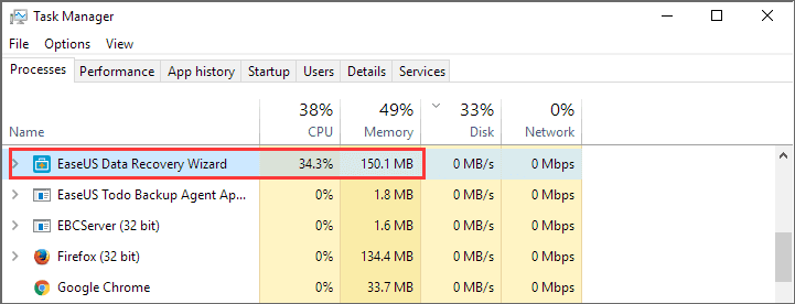 修復EaseUS Data Recovery Wizard卡住錯誤