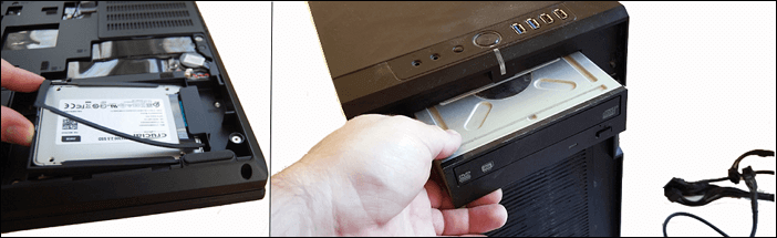 將硬碟重新連接到PC作為第二顆硬碟