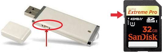 儲存裝置防寫保護開關