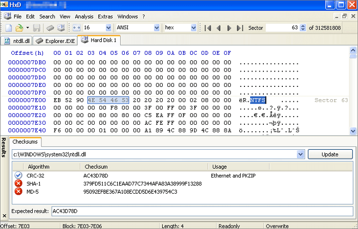 Hex編輯器修復損壞的照片檔