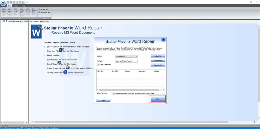 修復word - 步驟3