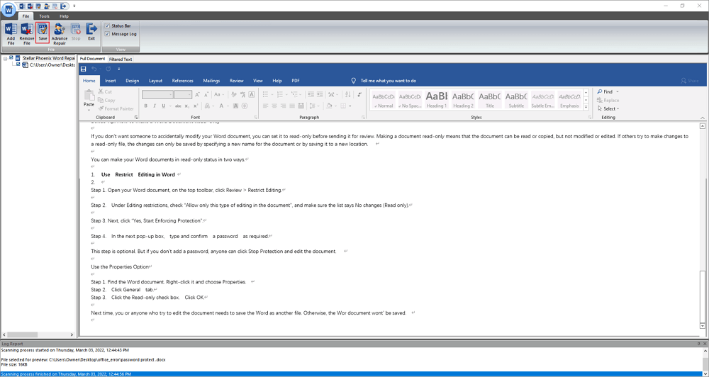 修復word - 步驟4