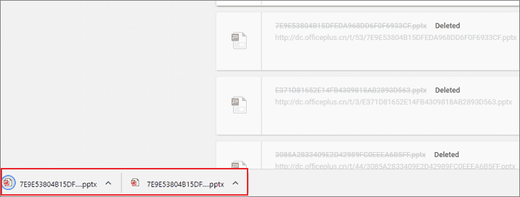 重新下載刪除的Chrome下載檔案