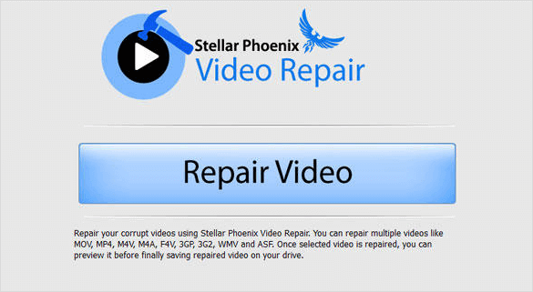 windows 10檔案修復工具 - Stellar Phoenix video repair工具
