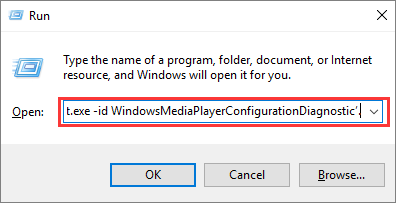 執行Windows Media Player 疑難排解