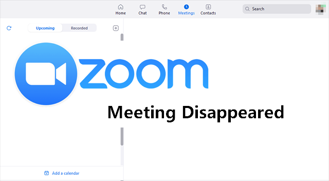 Zoom 會議消失了