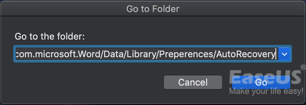 打開自動儲存檔案夾