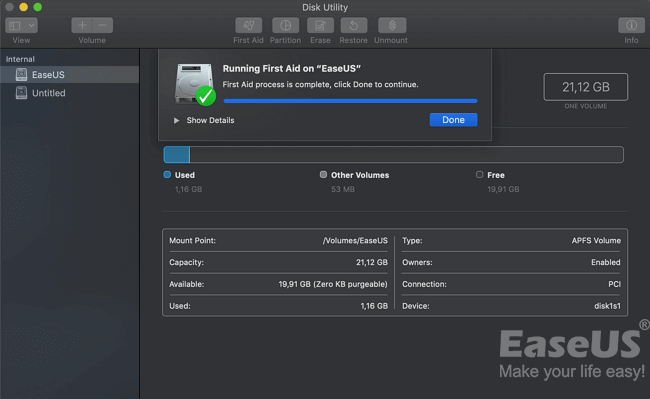 執行磁碟修復權限 — 步驟3