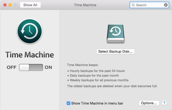 在從EI Captitan降級到Yosemite之前備份Mac OS X資料