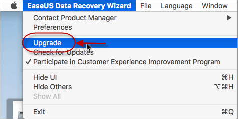 將 EaseUS Data Recovery Wizard for Mac Free 升級到 Pro