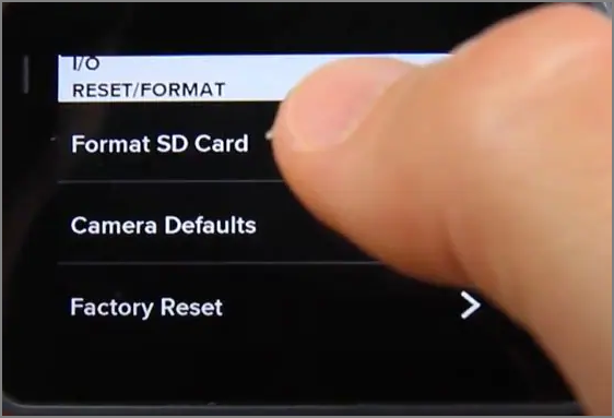 在 GoPro Hero 上格式化 SD 卡