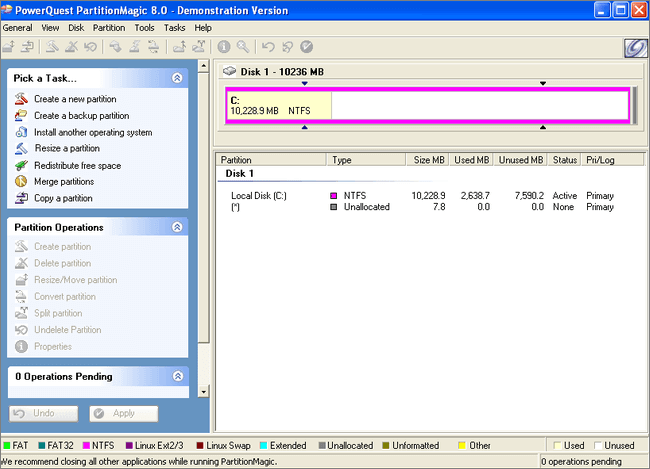 Partition Magic